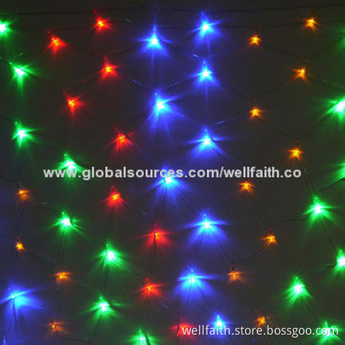 Christmas Net-shaped LED String Lights with >50,000 Hours LifespanNew